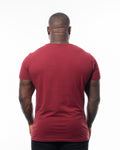 Fitted T-shirt red from wolftech gym wear