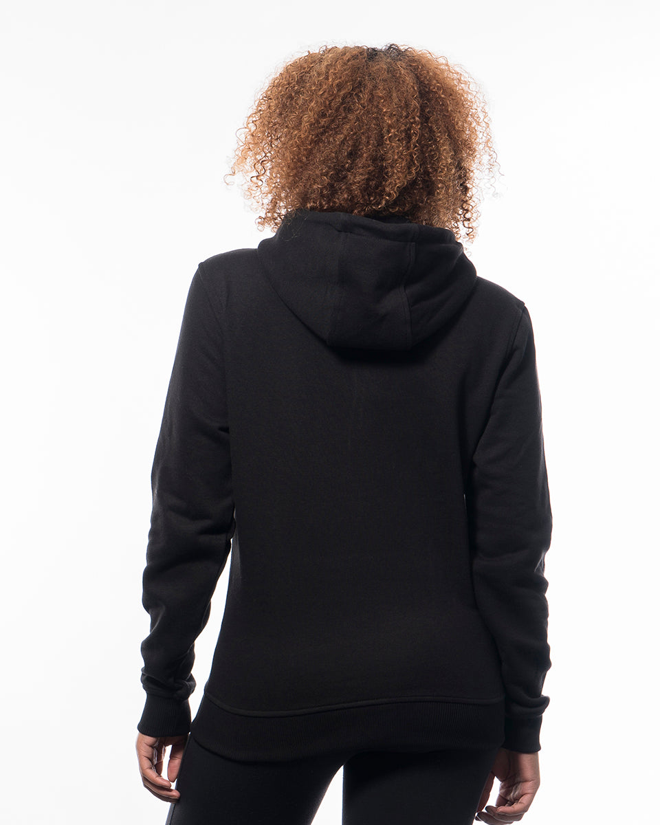 Fitness hoodie black women from wolftech gym wear